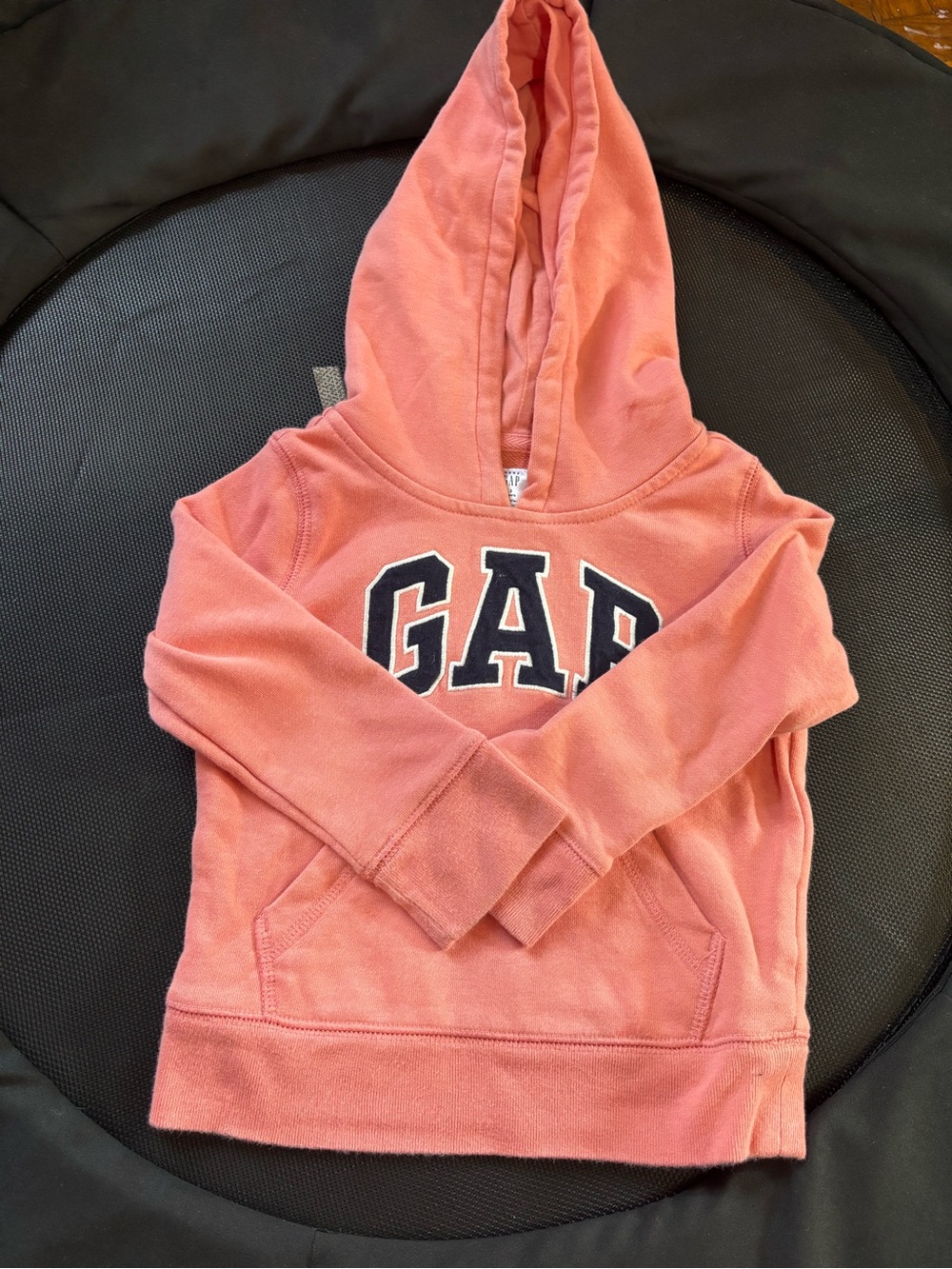 GAP Coral Pink Pullover Hoodie for Kids